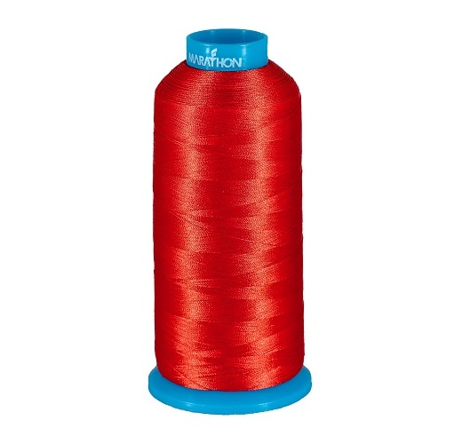 Marathon Polyester Thread 5000m-color:2176 Orange Red