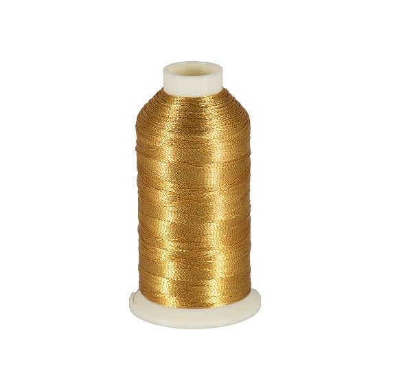 Metallic Thread 1000m-color:3007 (Darkest Gold)