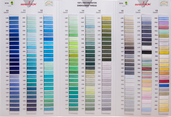 Marathon Viscose Rayon Thread Colour Chart Book - Image 4
