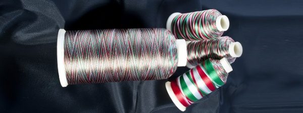 Variegated Rayon Thread 1,000m - colour 5537 (Christmas) - Image 2