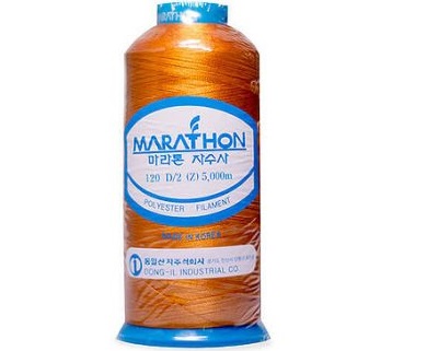 Marathon Polyester Thread 1000m-color:2029 (Copper Brown)