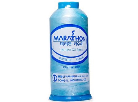 Marathon Polyester Thread 1000m-color:2090 (Cyan)