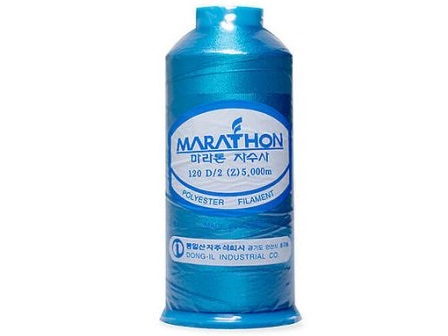Marathon Polyester Thread 1000m-color:2233 (Mid Turquoise)