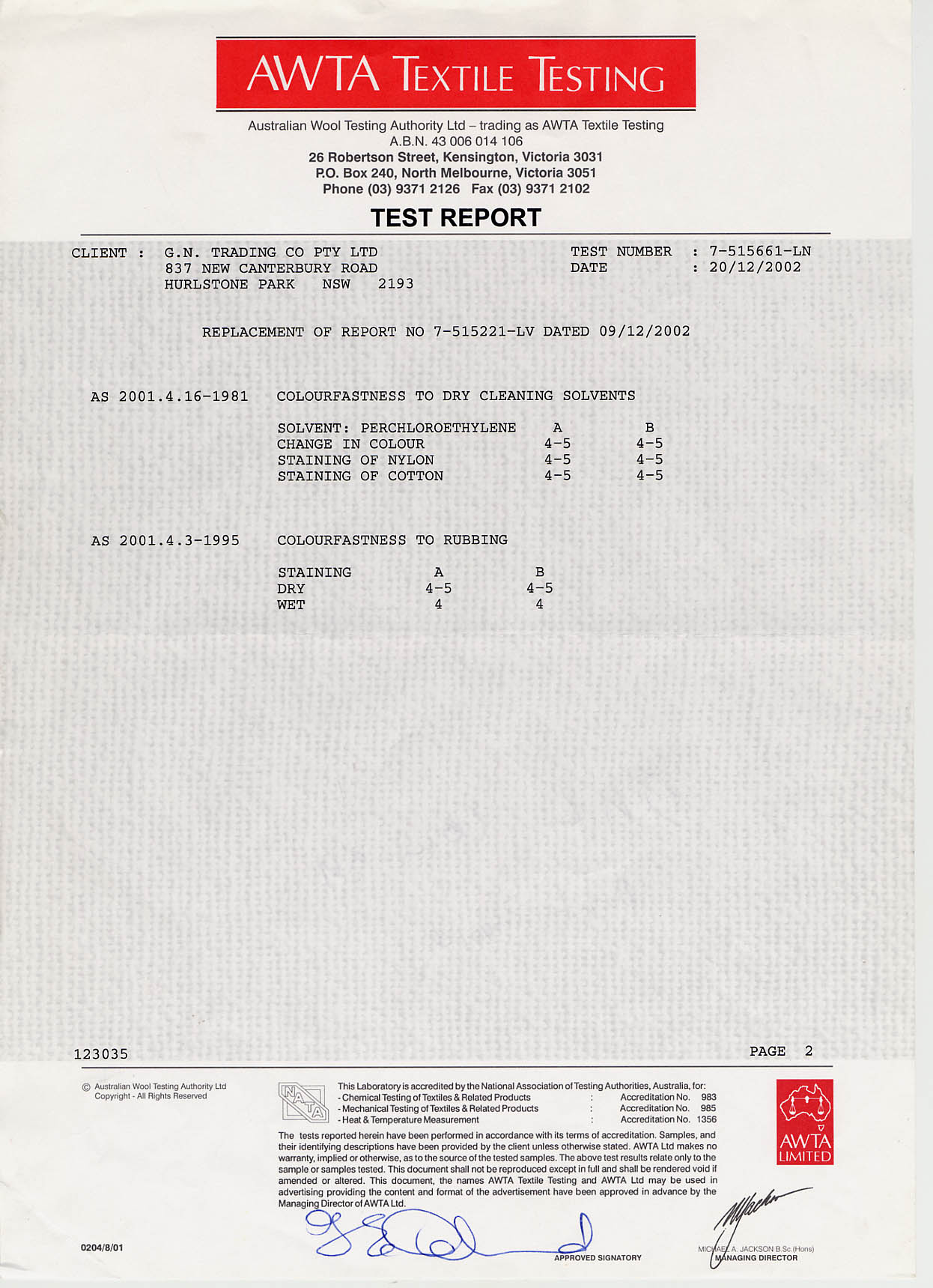 test report 2