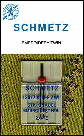 Schmetz EMBROIDERY TWIN Needle
