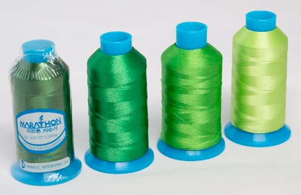 Shade Pack (Polyester 1,000m x 4)  -  Greens