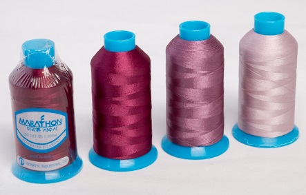 Shade Pack (Polyester 1,000m x 4 ) - Mauve/ Burgundy