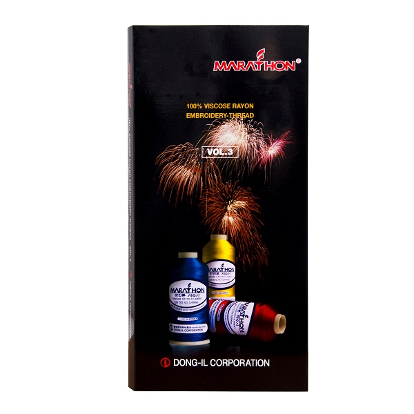 Marathon Viscose Rayon Thread Colour Chart Book