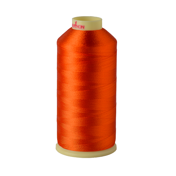 Marathon Viscose Rayon Thread 1000m-color:1045 (Dark Tex Orange)