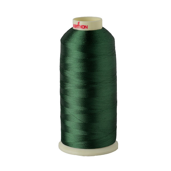 Marathon Viscose Rayon Thread 1000m-color:1403 (Dark Green)