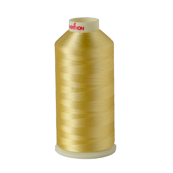 Marathon Viscose Rayon Thread 1000m-color:1449 (Banana Crepe)