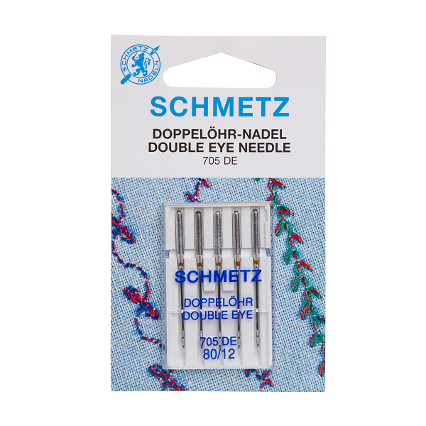 Schmetz DOUBLE EYE Needle