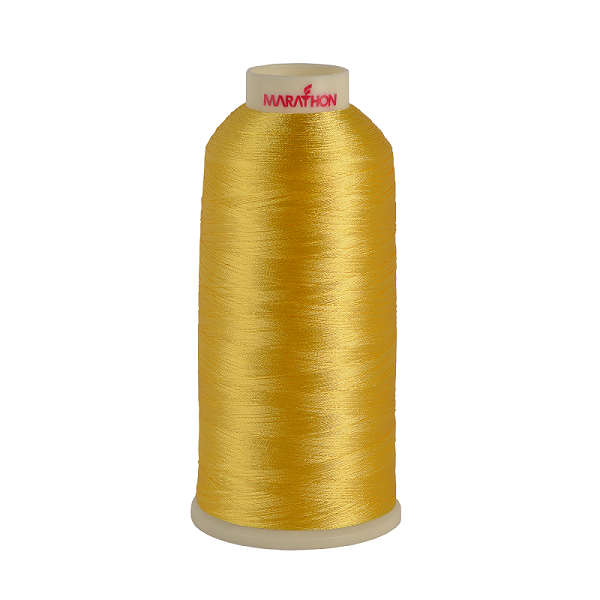 Marathon Viscose Rayon Thread 5000m-color:1007 (Canary Yellow)