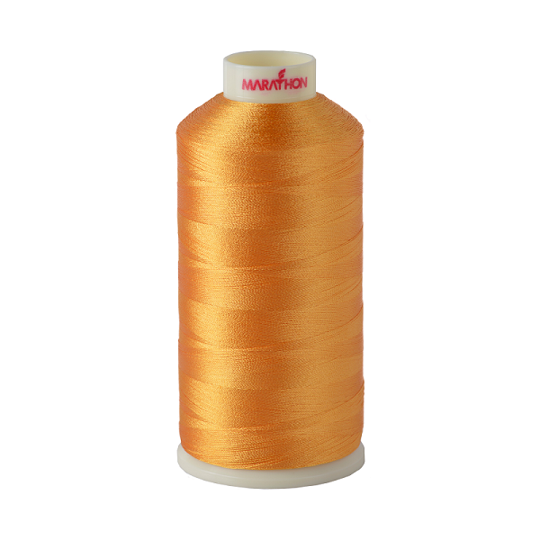 Marathon Viscose Rayon Thread 5000m-color:1012 (Yellow Poppy)