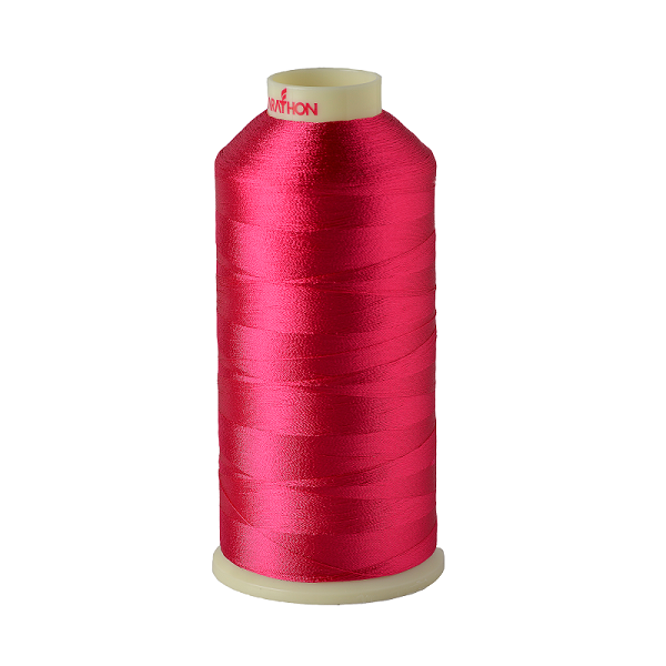 Viscose Rayon Thread 5000m-color:1026 (Dark Pink)