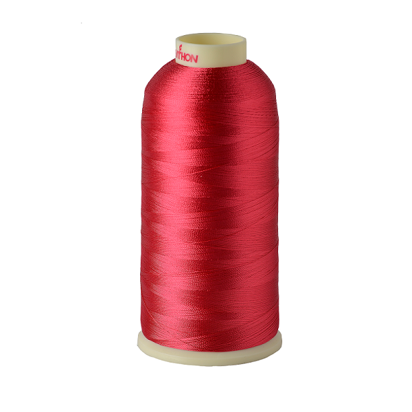Viscose Rayon Thread 5000m-color:1053 (Medium Red/ Orange)