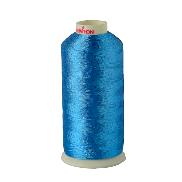 Viscose Rayon Thread 5000m-color:1095 (Surf Blue)