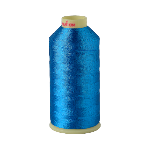 Viscose Rayon Thread 5000m-color:1096 (Blue/Green)
