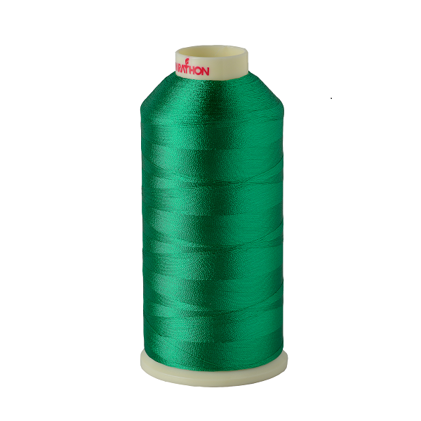 Viscose Rayon Thread 5000m-color:1115 (Vibrant Green)