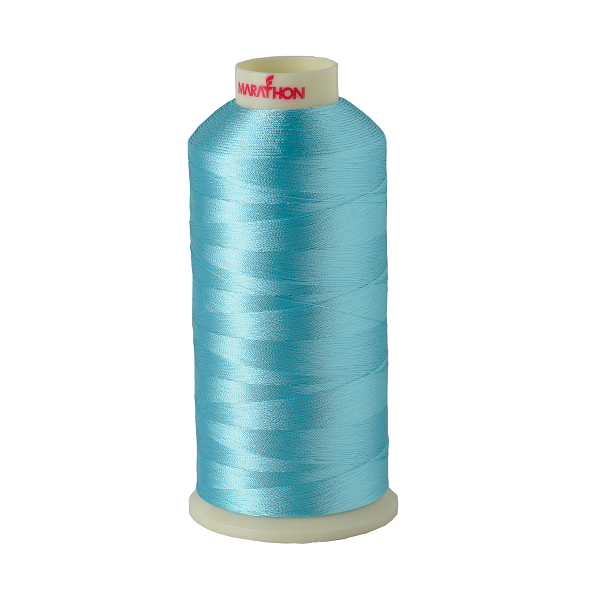 Viscose Rayon Thread 5000m-color:1205 (Bleached Aqu187)