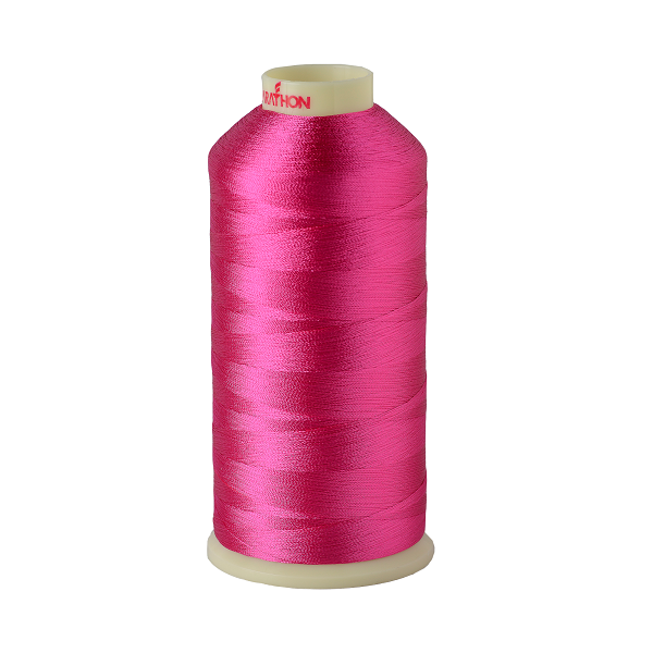 Viscose Rayon Thread 5000m-color:1230 (Fuschi236 Pink)