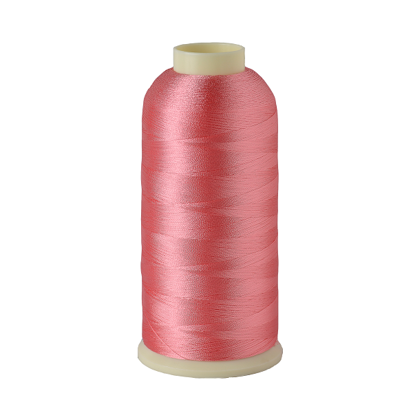Viscose Rayon Thread 5000m-color:1234( Flamingo Pink)