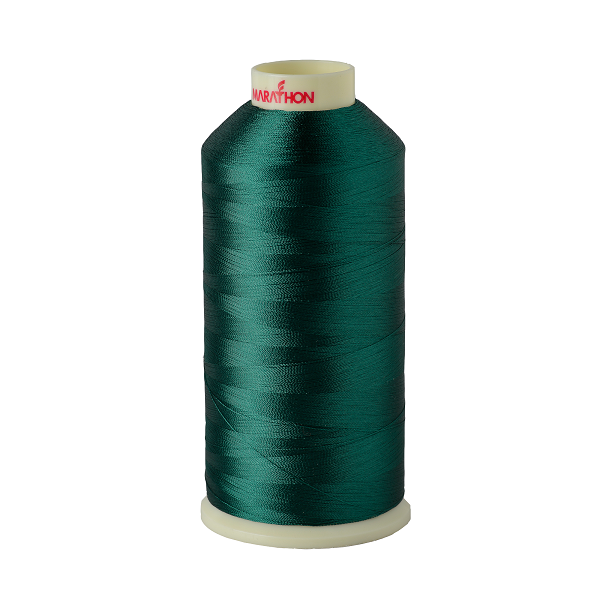 Viscose Rayon Thread 5000m-color:1290 (Dark Green)