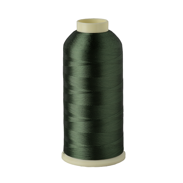 Viscose Rayon Thread 5000m-color:1296 (Dark Khaki Green)
