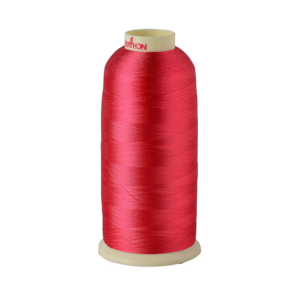 Marathon Viscose Rayon Thread 5000m-color:1328 (Cerise)