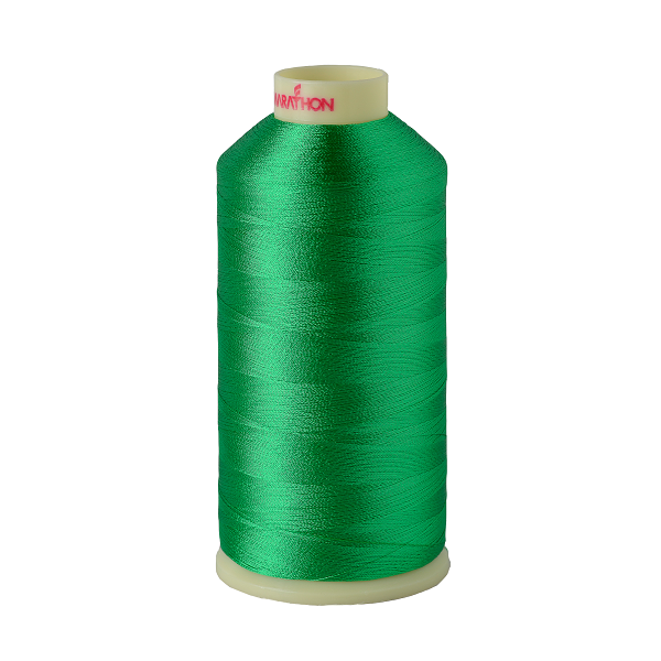 Marathon Viscose Rayon Thread 5000m-color:1435 (Bright Green)