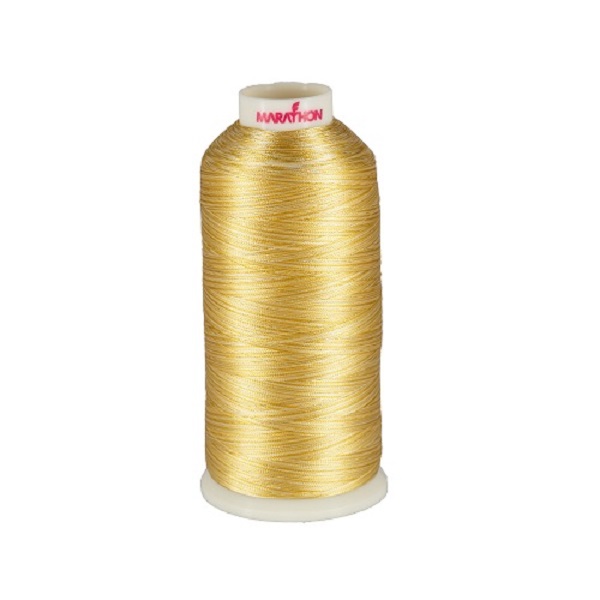 Variegated Rayon Thread 1000m-color:5503 (Yellow)