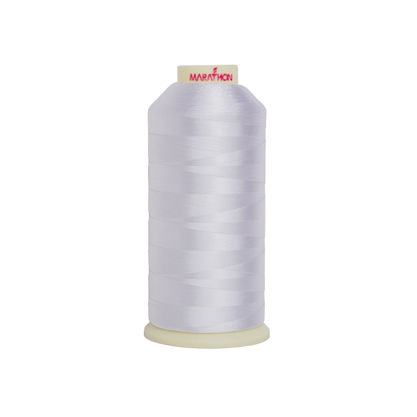 Marathon Viscose Rayon Thread 5000m-color:7179 (Snow White)