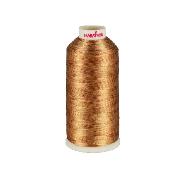 Variegated Rayon Thread 5000m-color:5501 (Brown Yellow)