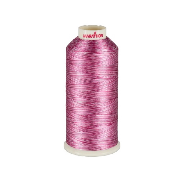 Variegated Rayon Thread 5000m-color:5505 (Pink/ Hot Pink)