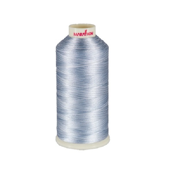 Variegated Rayon Thread 5000m-color:5507 (Palest Grey/ Pale Grey)