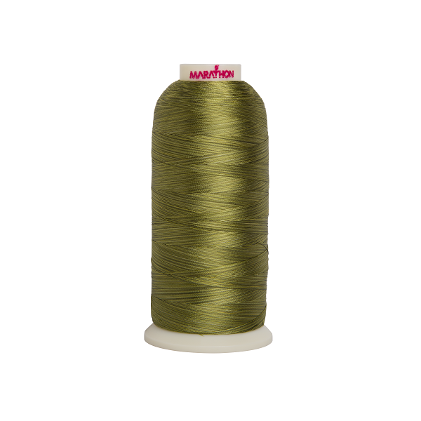 Variegated Rayon Thread 5000m-color:5514 (Green)